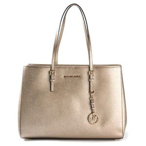 Michael Kors Women's Jet Set Tote in Gold